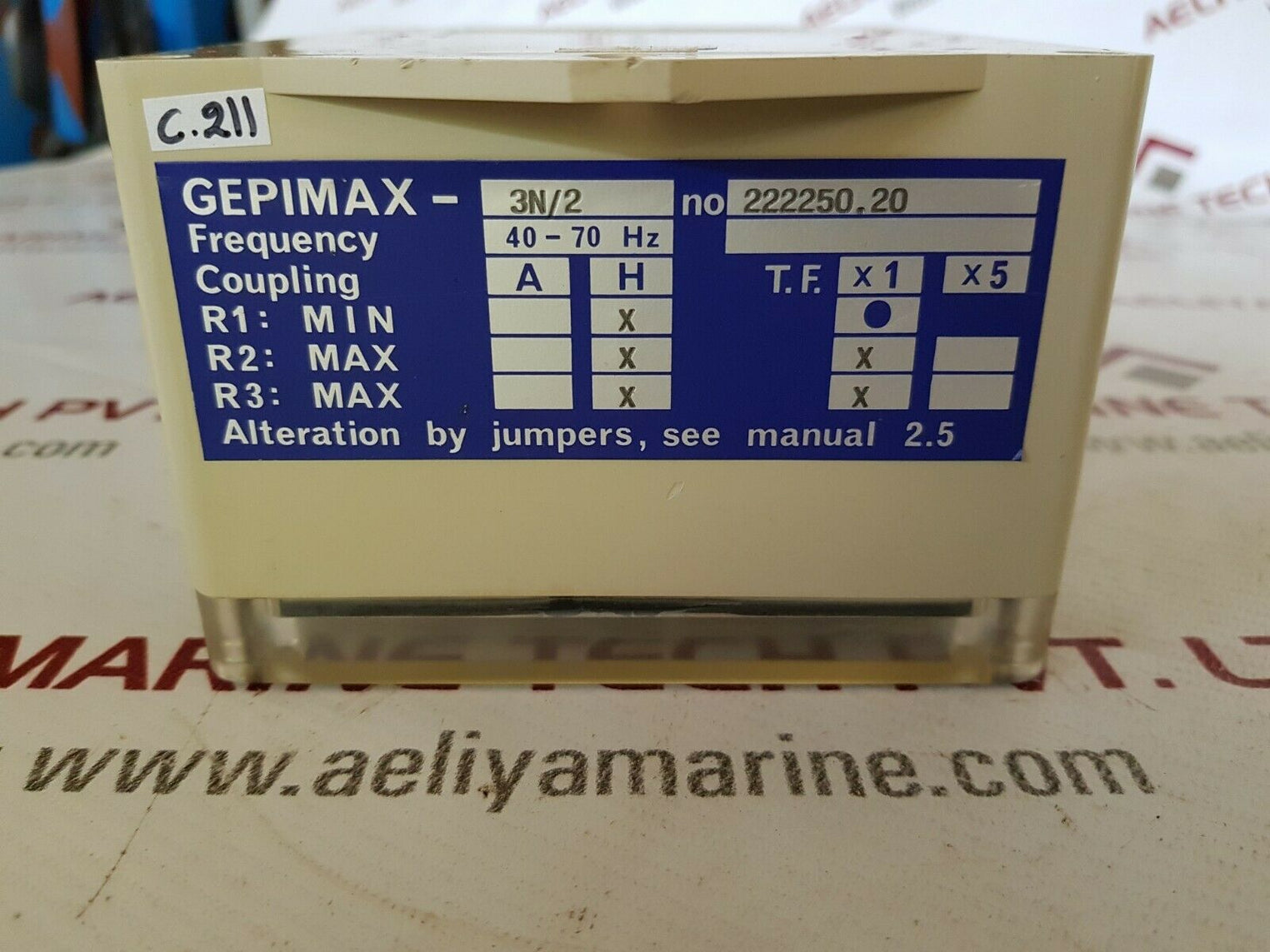 Deif gepimax 3n/2 protection relay