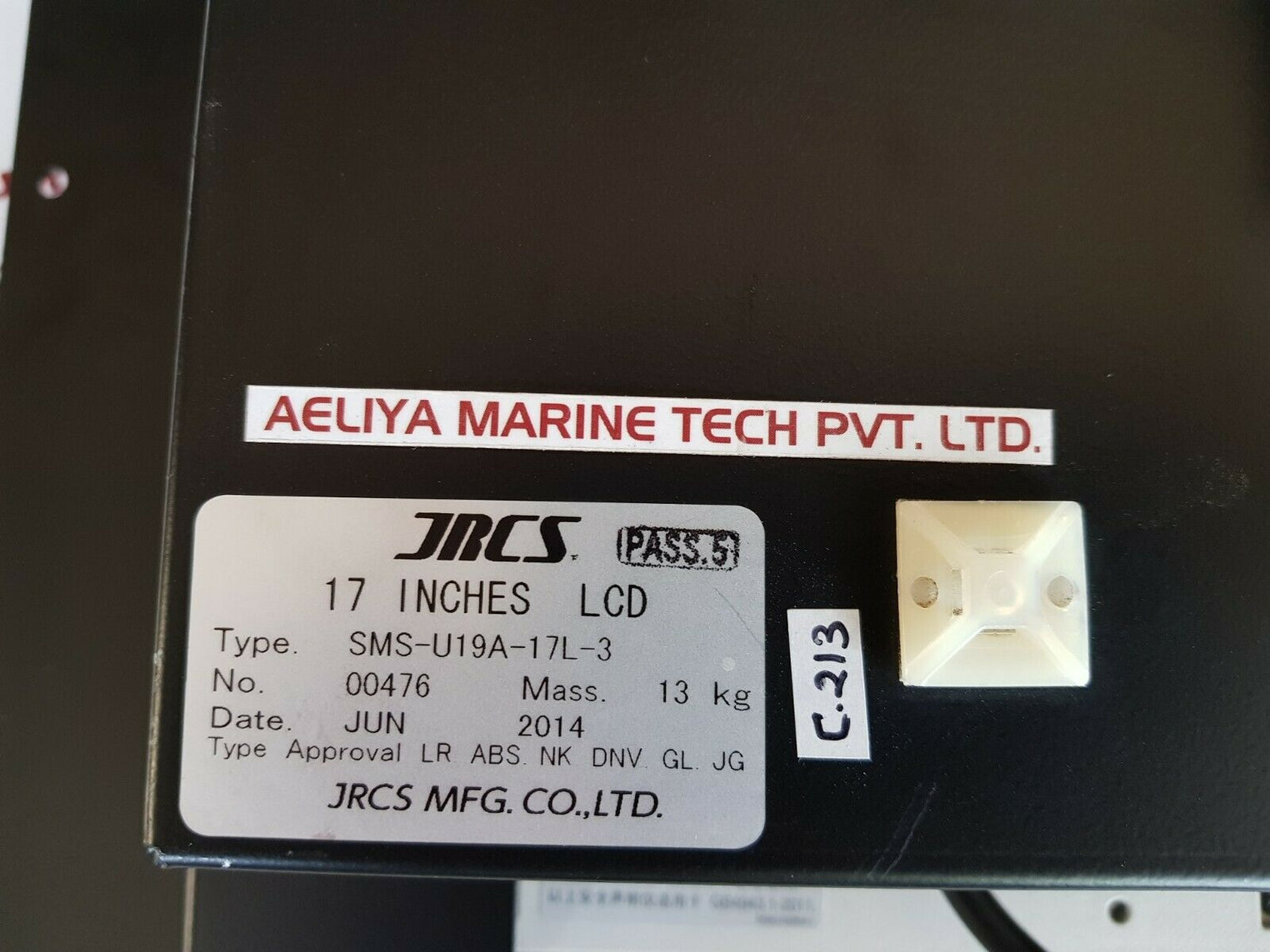 Jrcs sms-u19a-17l-3 lcd graphic terminal