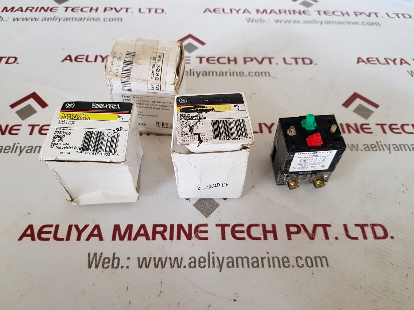 general electric cr104pxc01 single circuit contact block