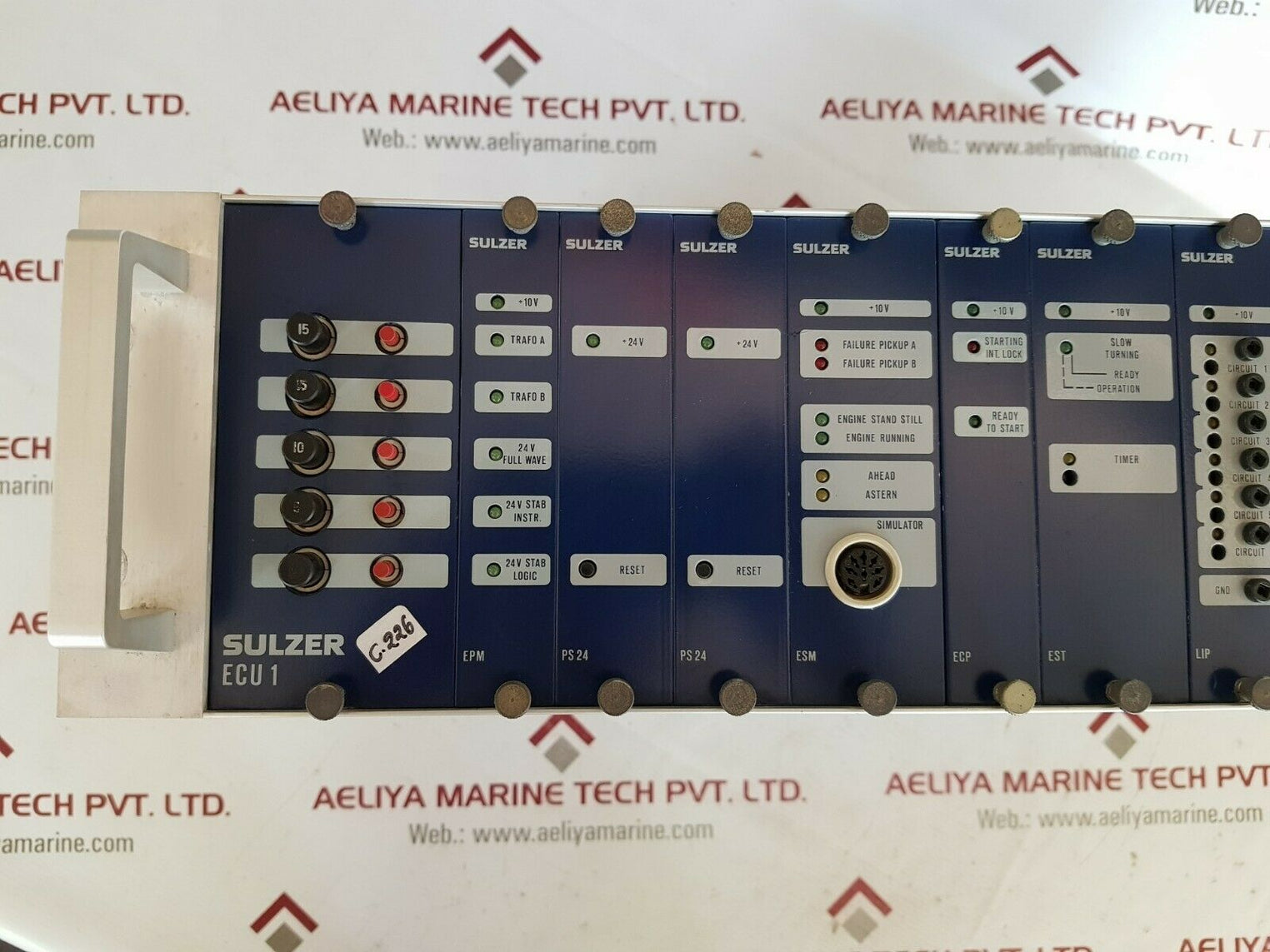 Sulzer ecu 1 engine control unit
