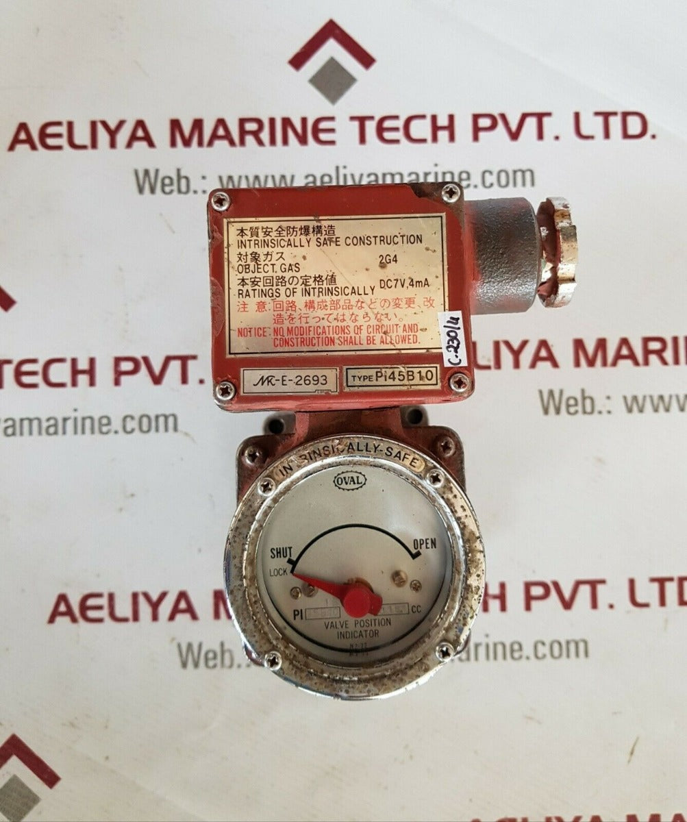 Oval pi45b10 valve position indicator