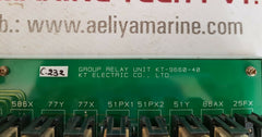 Kt electric kt-9660-40 group relay unit