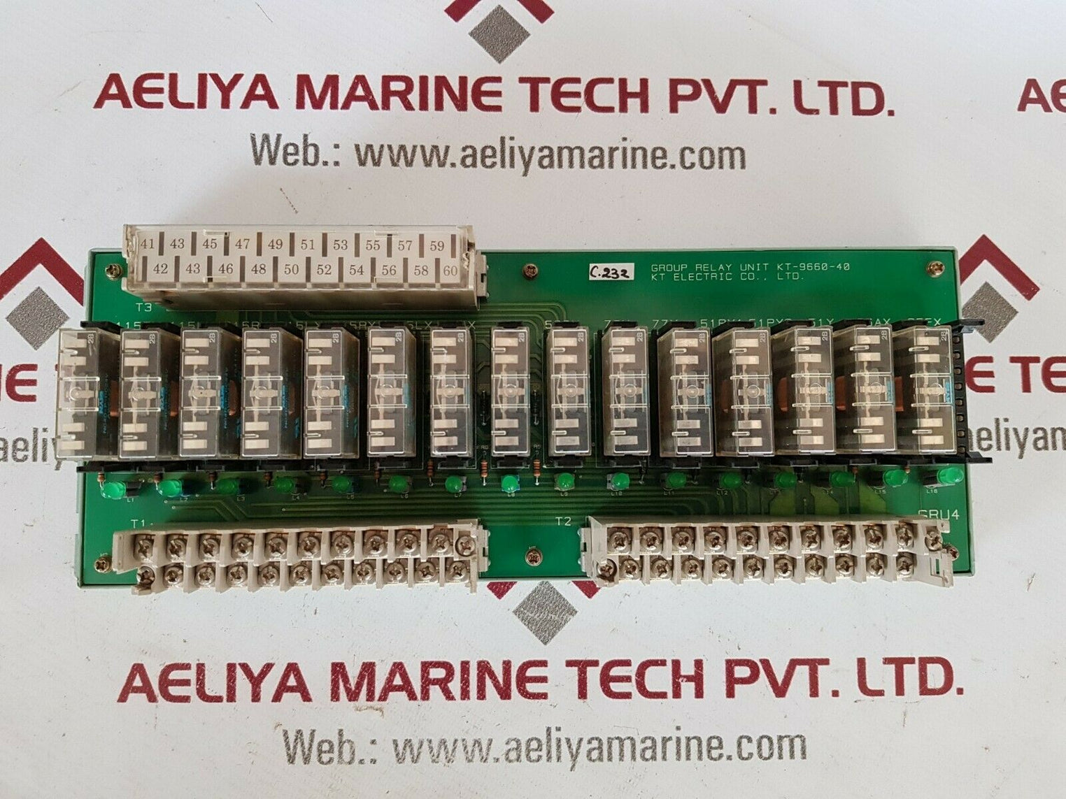 Kt electric kt-9660-40 group relay unit