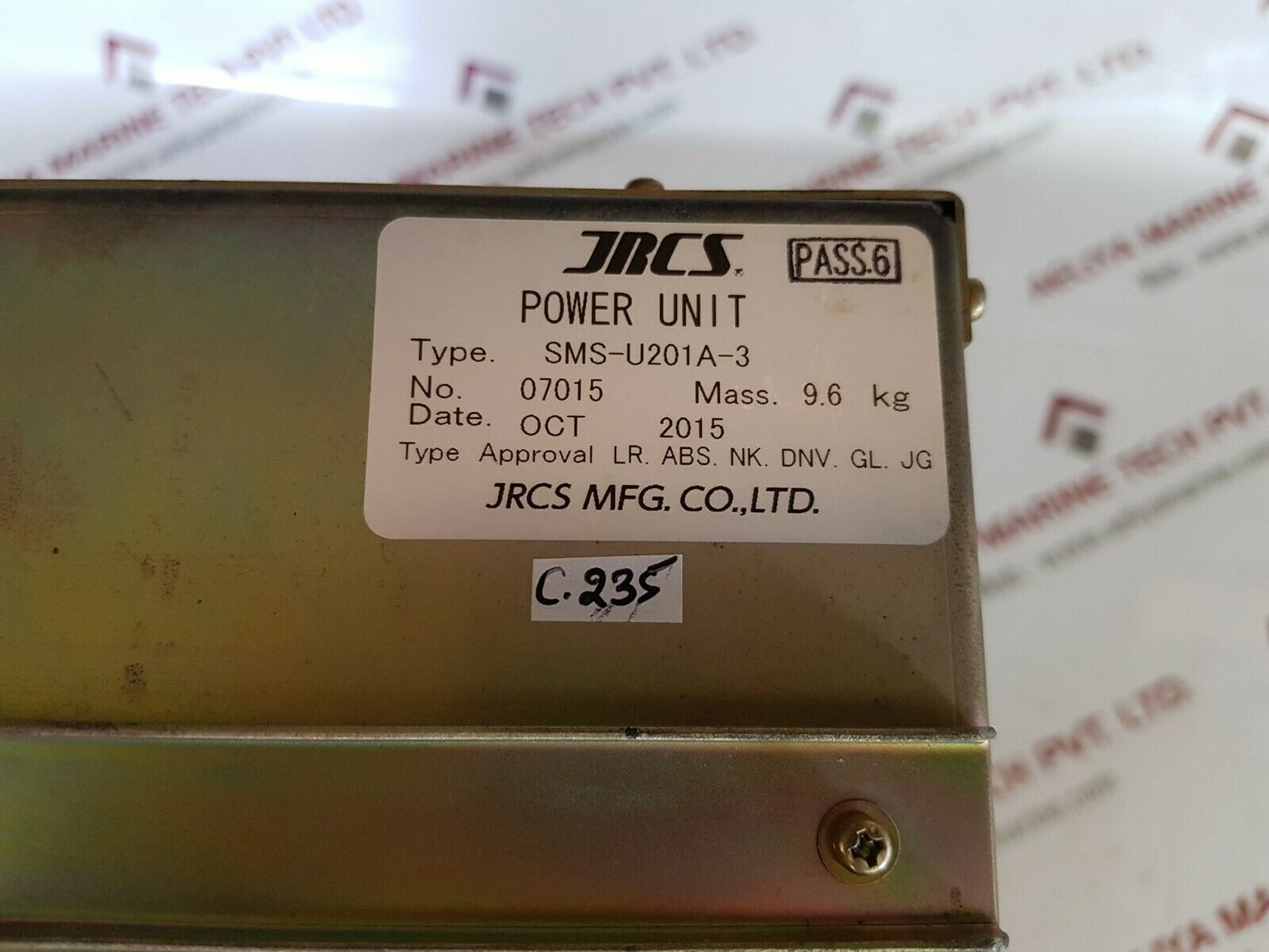 Jrcs sms-u201a-3 power unit