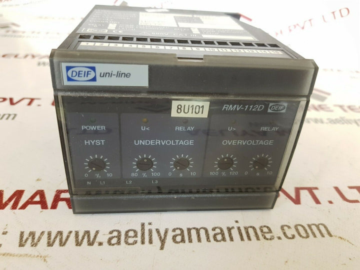 Deif rmv-112d protective voltage relay