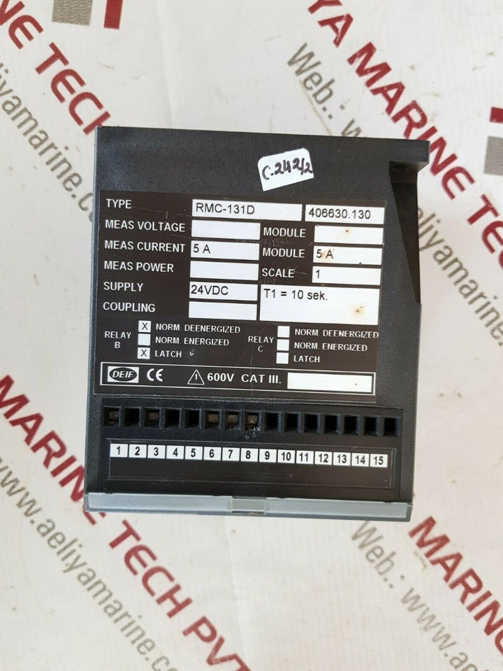 Deif rmc-131d safety relay