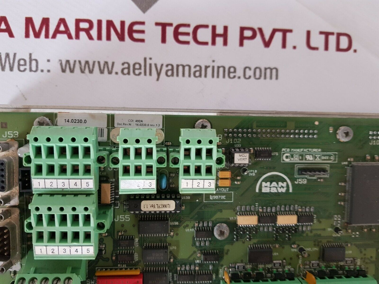 Man b&w 3157167-5.1 rev 1.4 master control unit