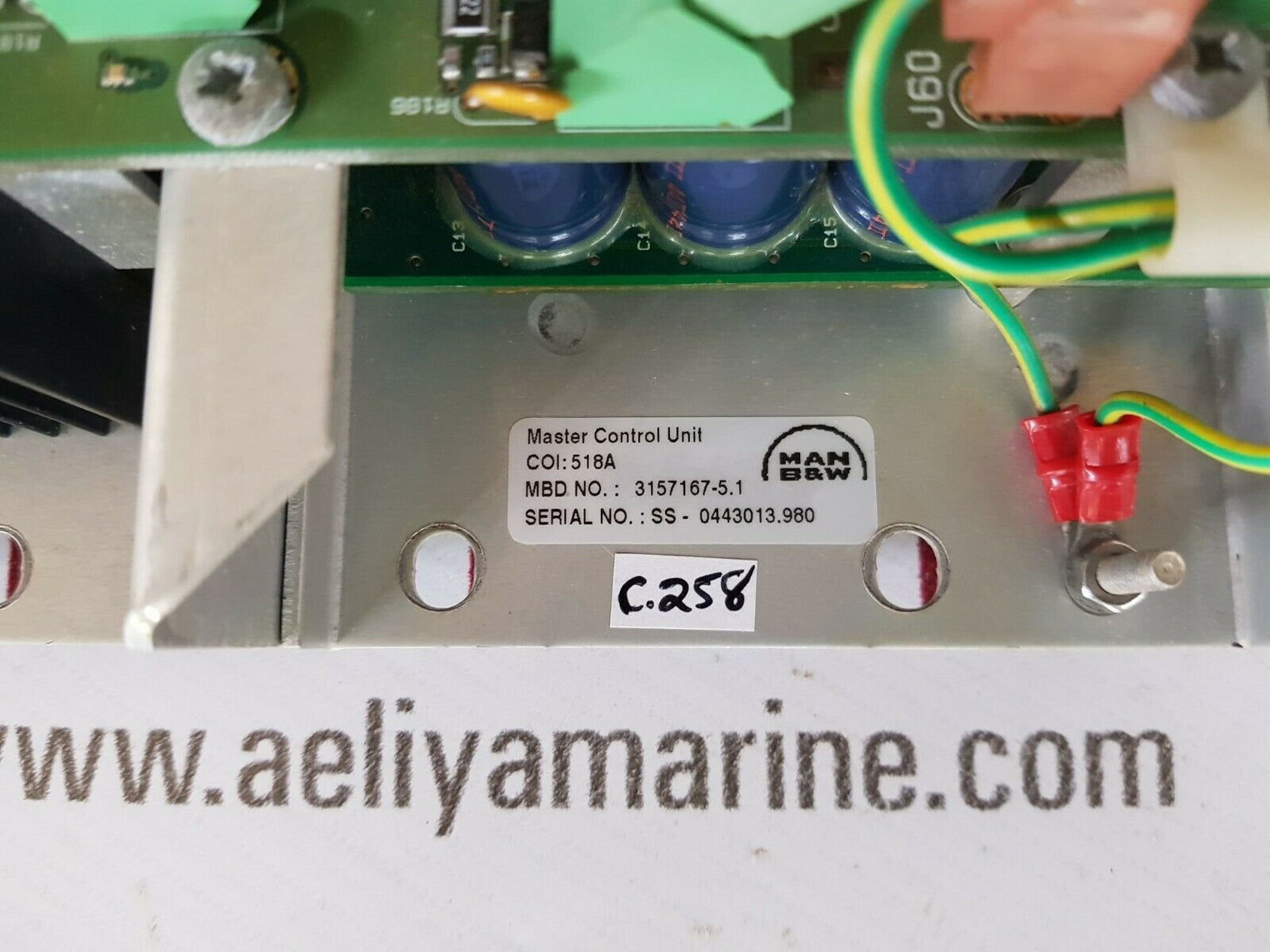 Man b&w 3157167-5.1 rev 1.4 master control unit