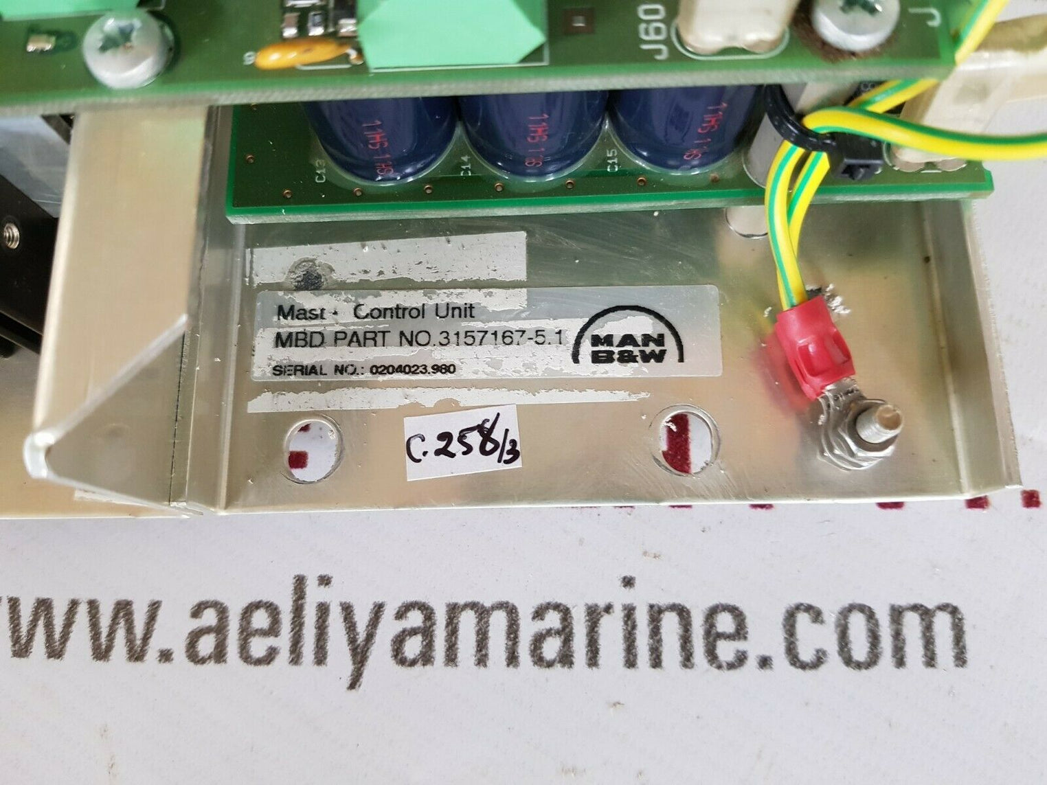 Man b&w 3157167-5.1 rev 1.4 master control unit