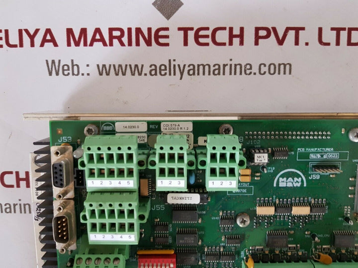 Man b&w 3157167-5.1 rev 1.4 master control unit