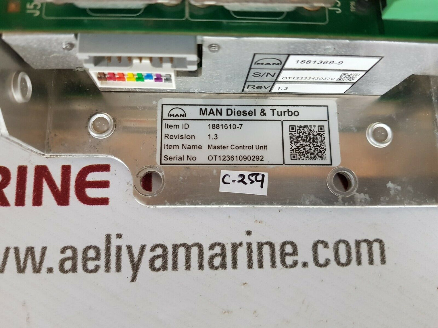 Man Diesel & Turbo 1881610-7 Master Control Unit Rev1.3