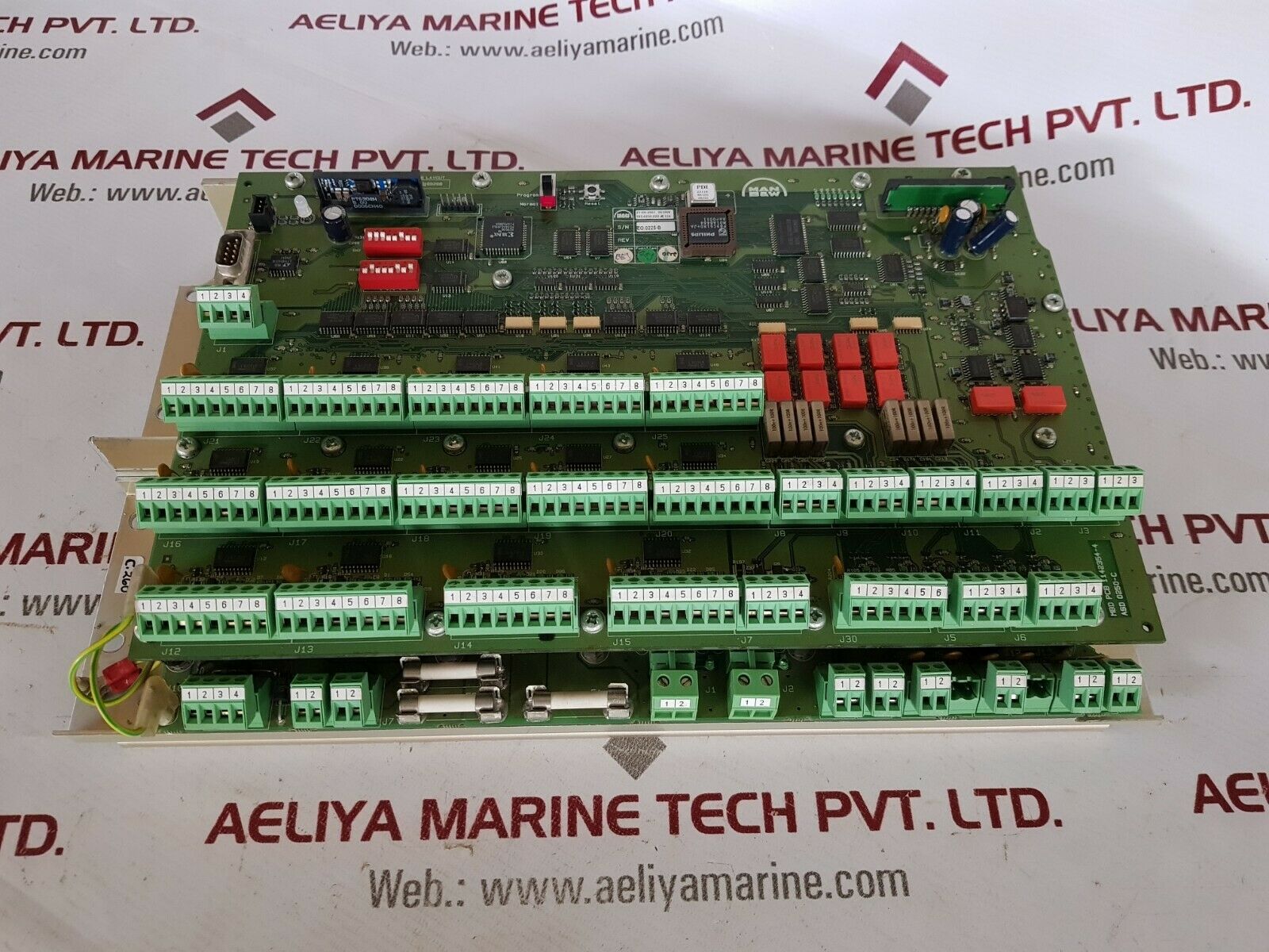 Man b&w mbd pcb 1142354-4 backup control unit asd 0250-c