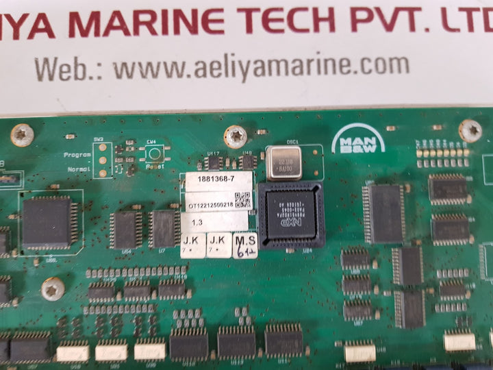 man b&w 1211636-9 backup control unit