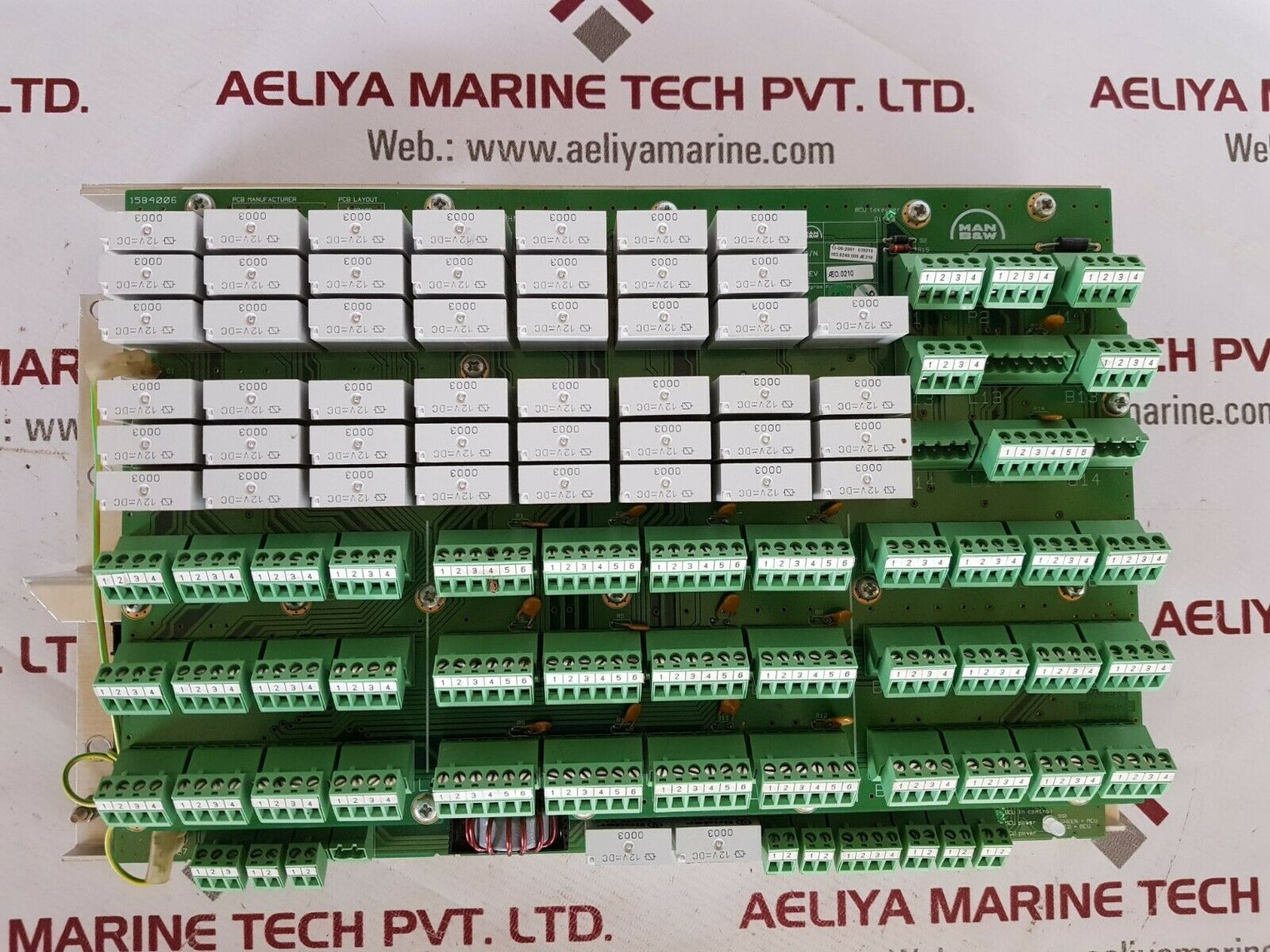 Man b&w 3157168-7 switch board unit