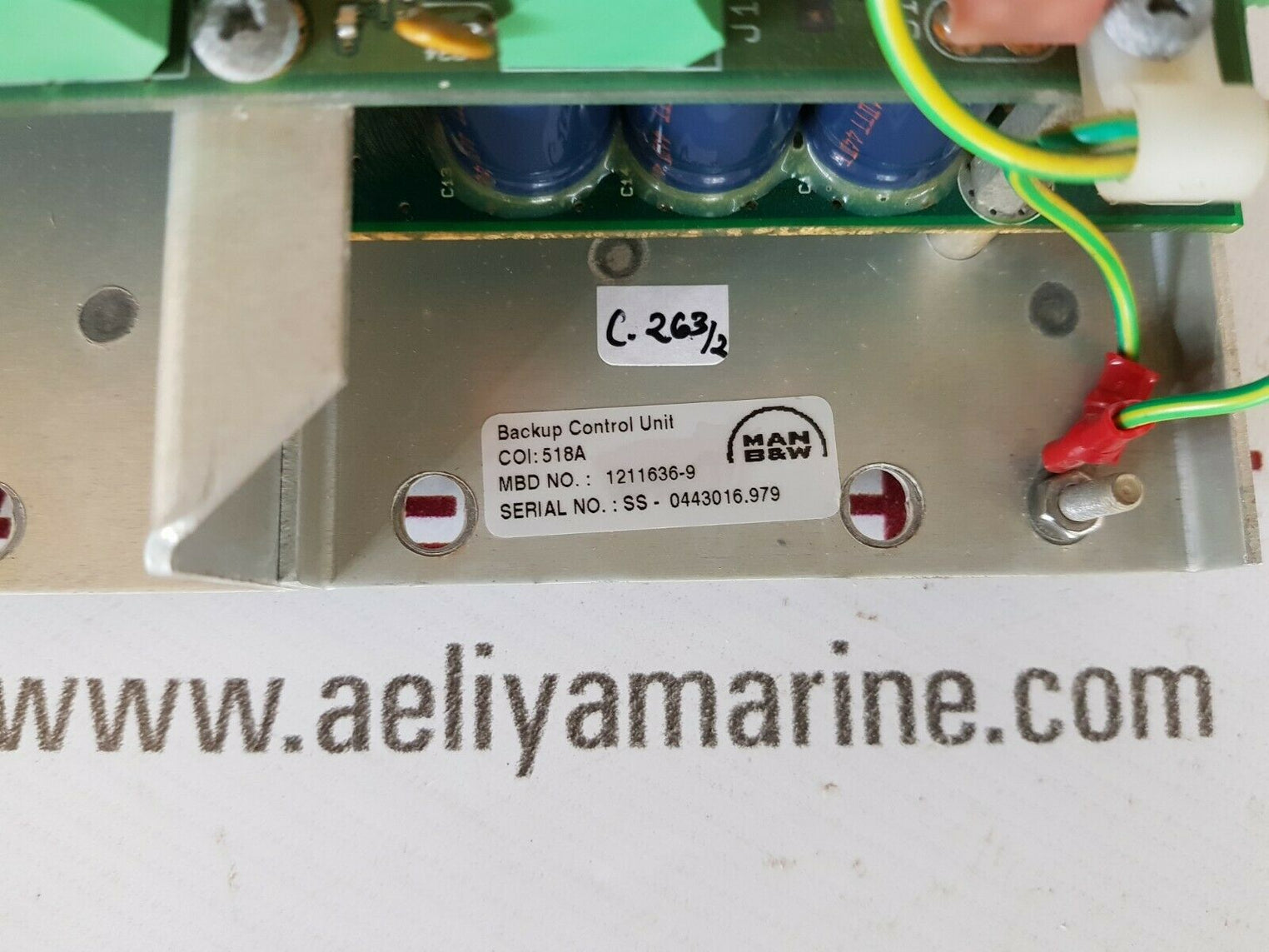 Man B&W 1211636-9 Backup Control Unit Rev 1.2