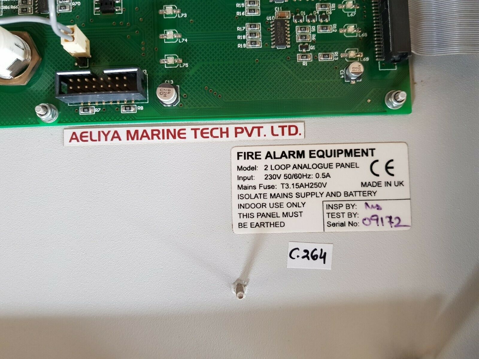 Nitie 2 loop analogue panel