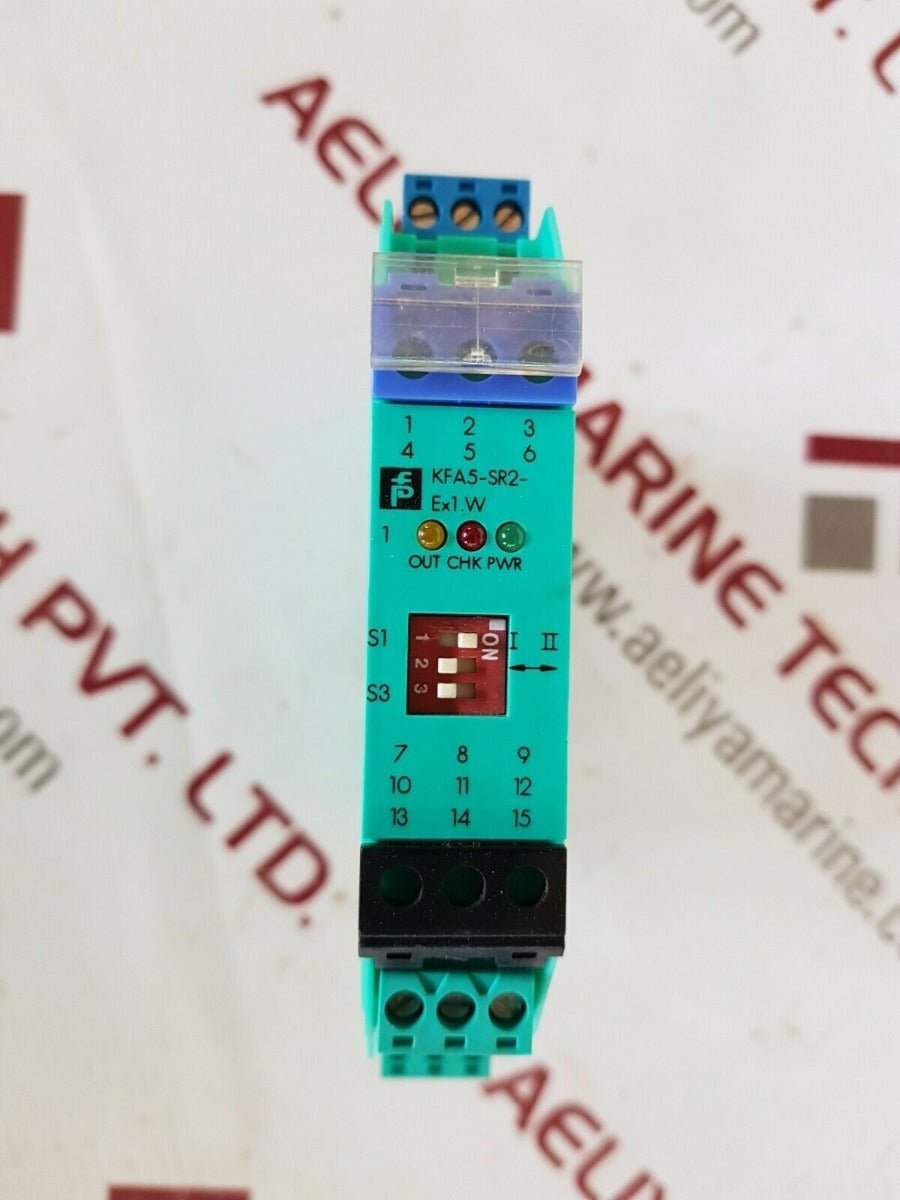 Pepperl+fuchs k-system kfa5-sr2 ex1.w switch amplifier 103371s