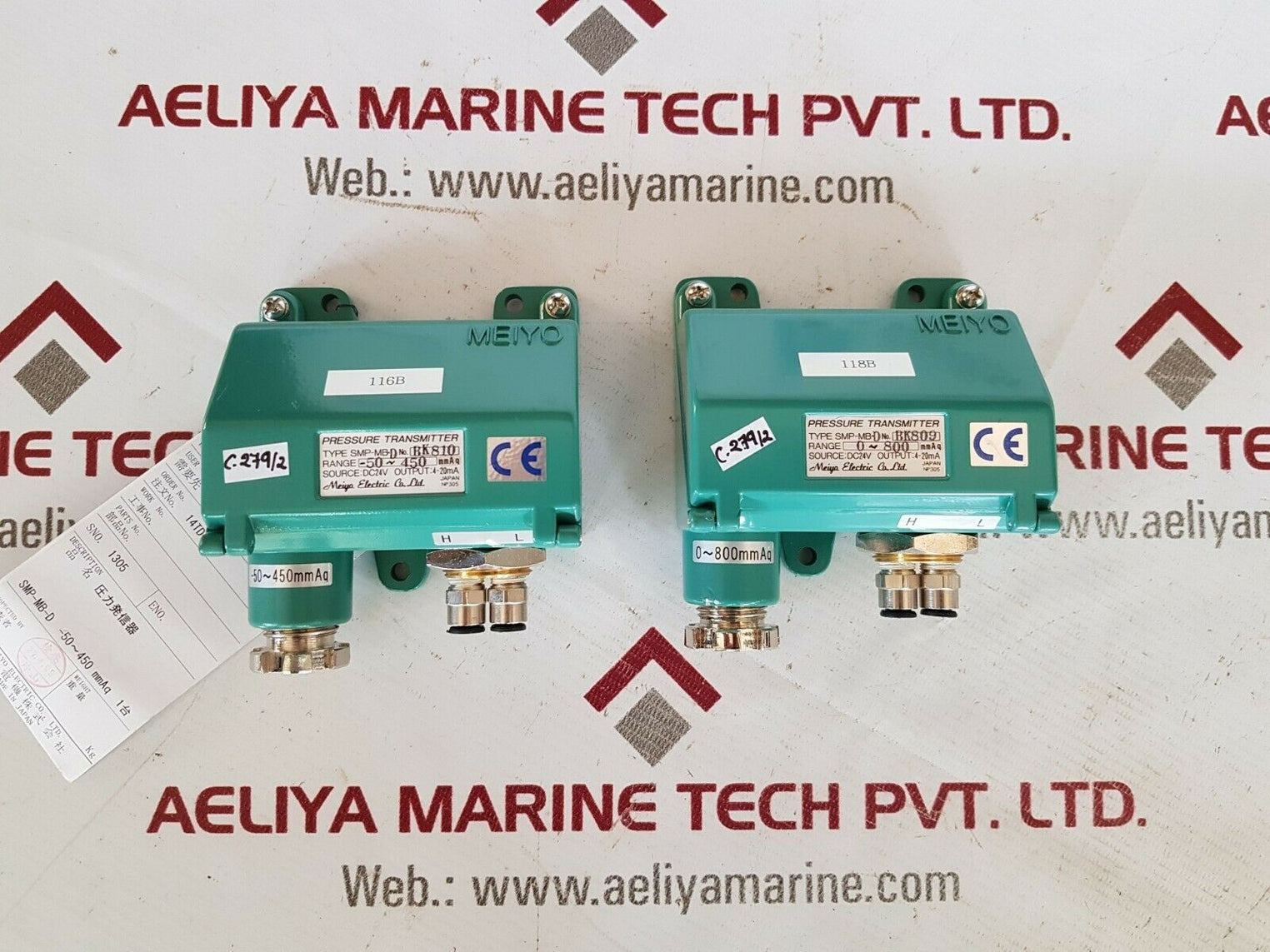 Meiyo smp-mb-d pressure transmitter range -50~450 mmaq,