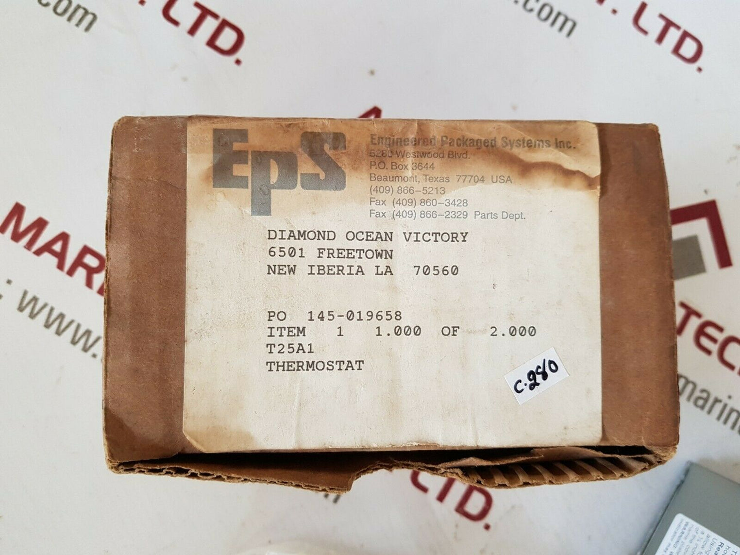 Johnson Control T25A-1C Two Stage Room Thermostat