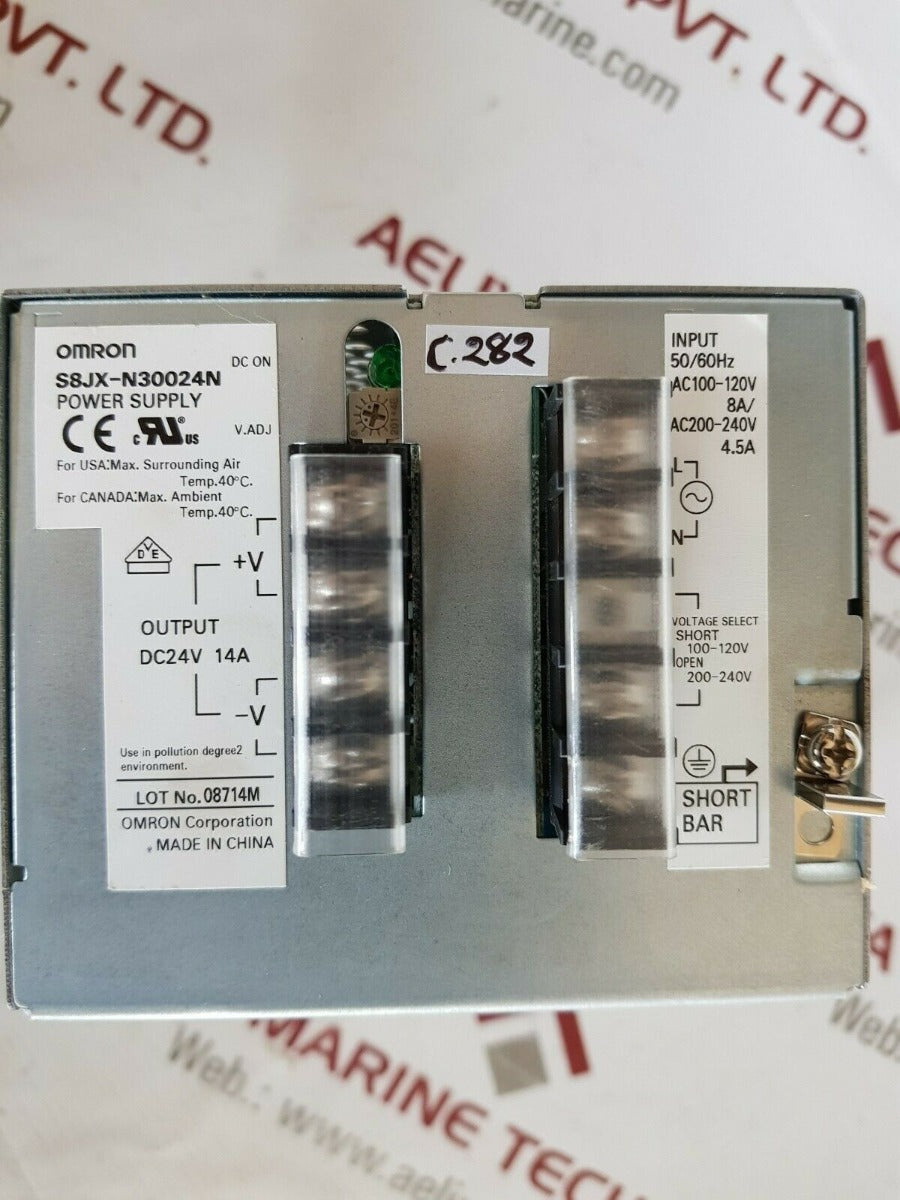 Omron s8jx-n30024n power supply