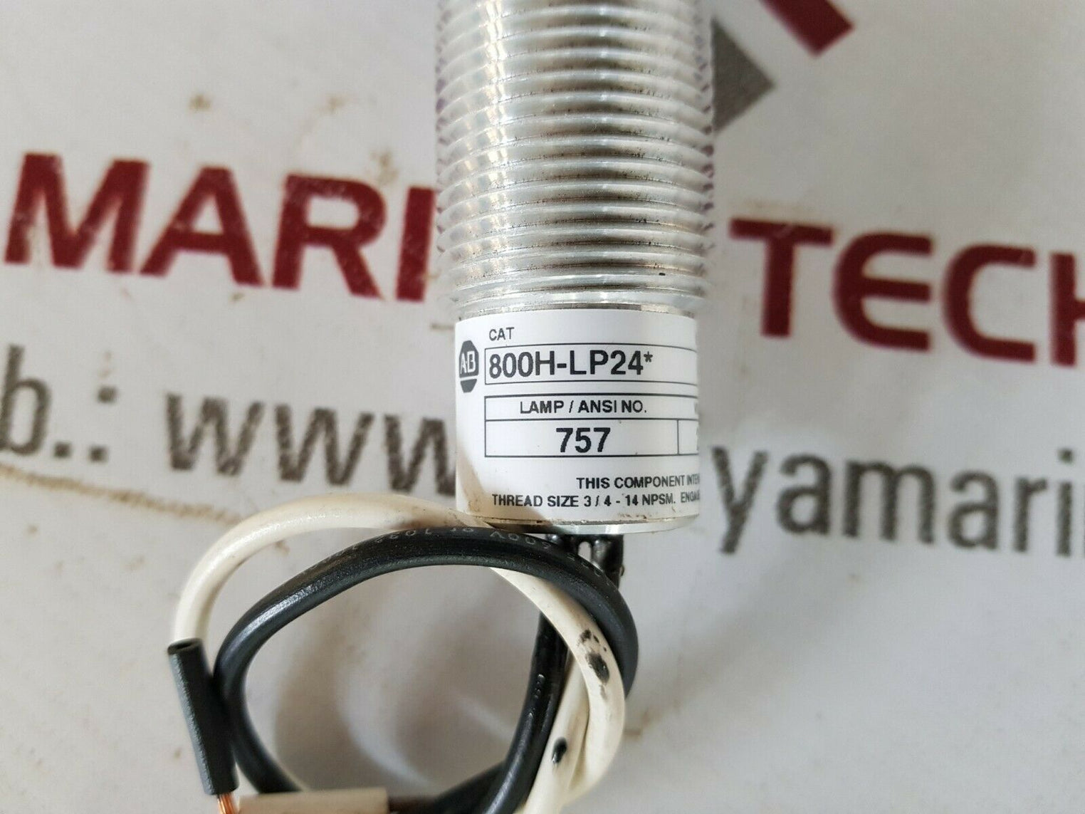 Allen bradley 800h-lp24 ser c pilot light