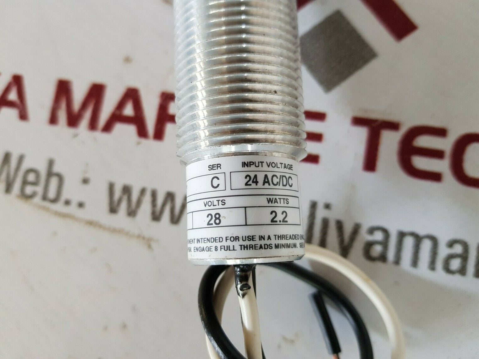 Allen bradley 800h-lp24 ser c pilot light