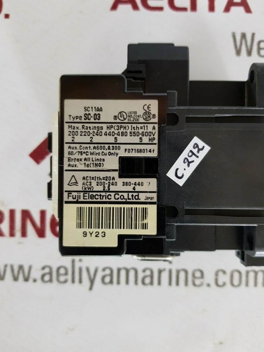 Fuji electric sc-03 contactor
