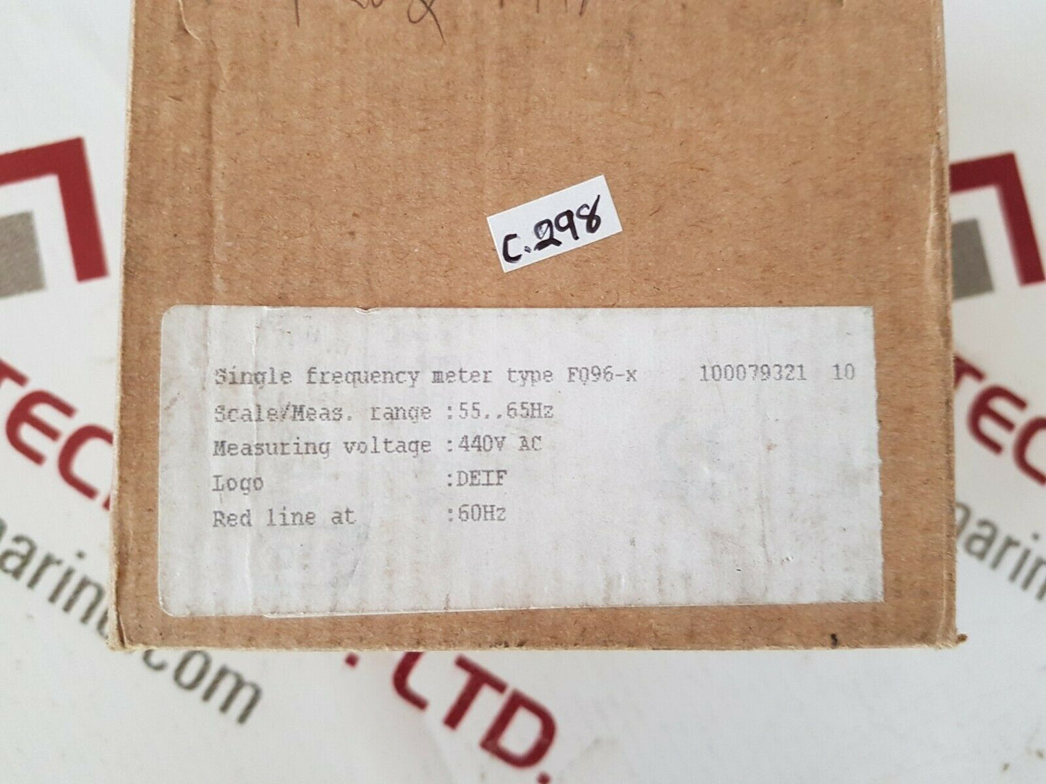 Deif fq96-x single frequency meter 340-506v 55-65hz