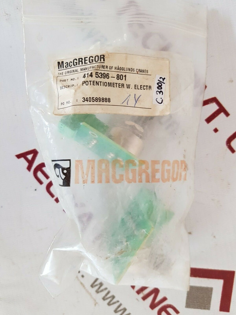Macgregor 414 5396-801 potentiometer ess024a