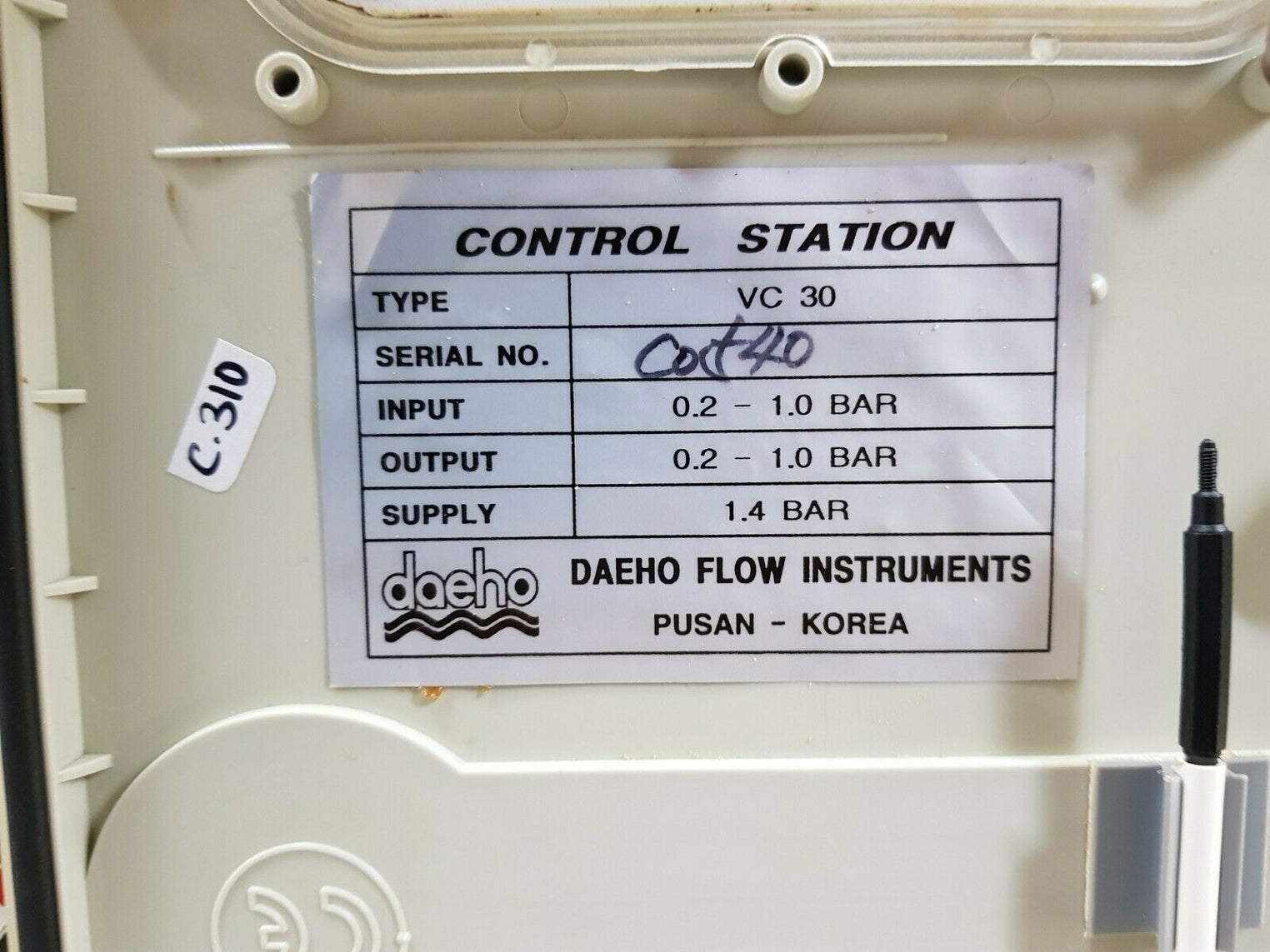 Daeho flow vc 30 control station