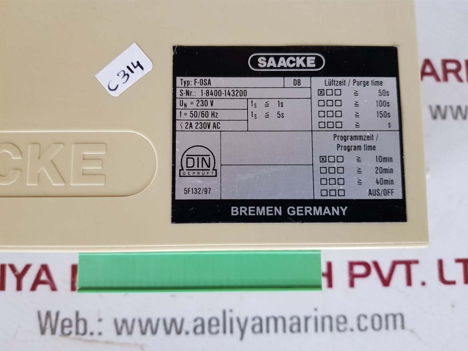 saacke bremen f-0sa controller