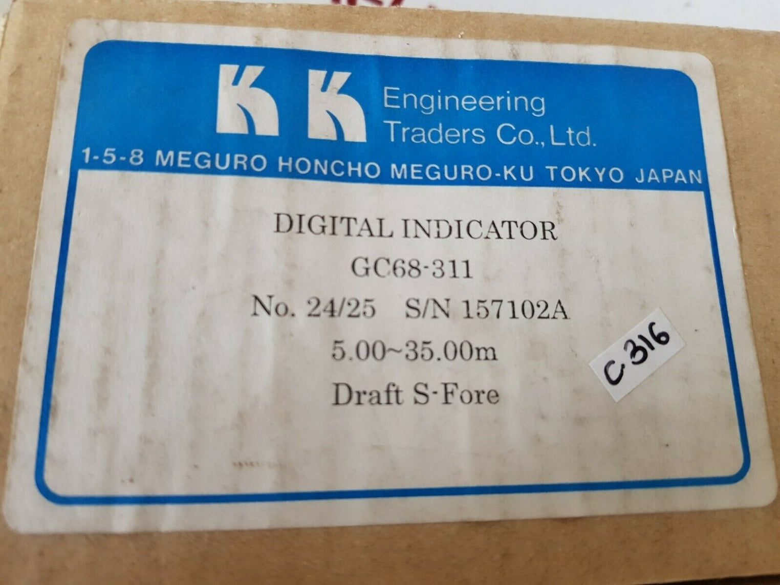 Nagano keiki gc68 digital indicator