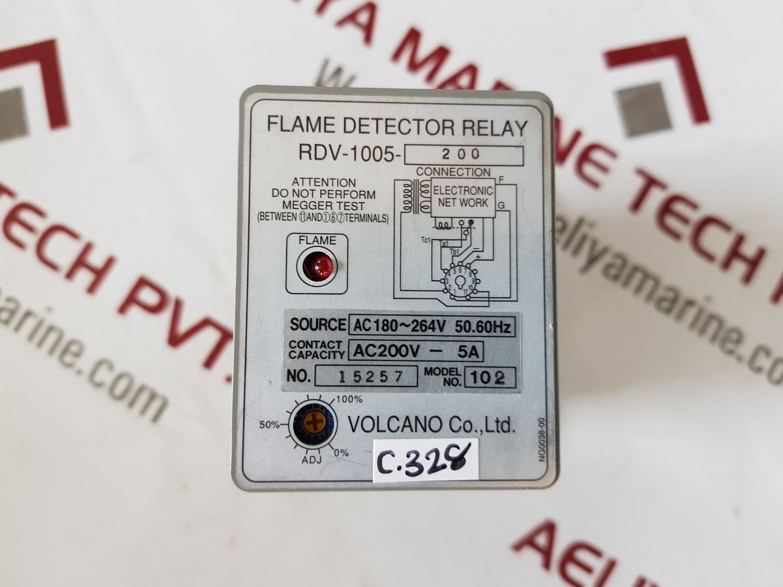 volcano rdv-1005-200 flame detector relay – Aeliya Marine Tech