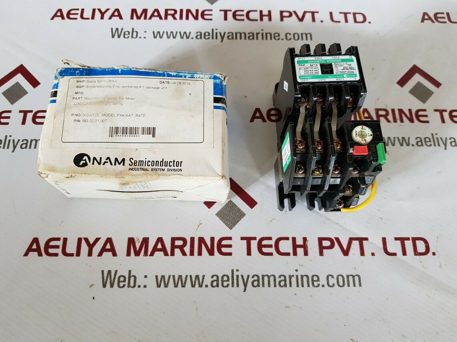 Anam PAK-6at-3 magnetic starter