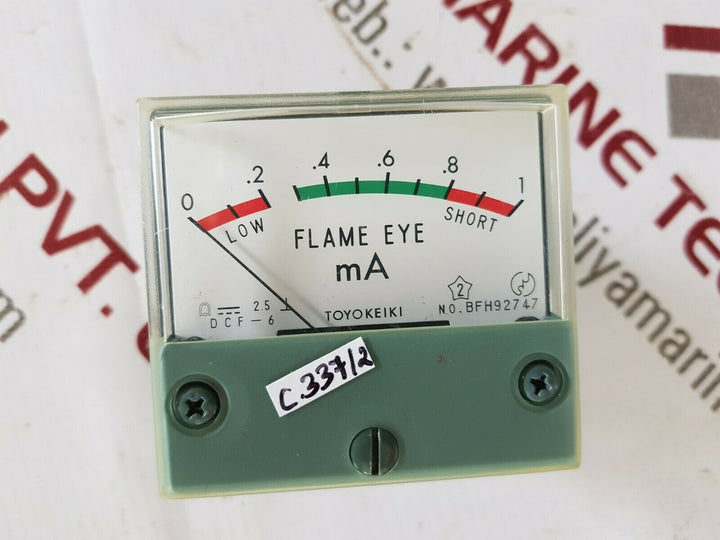 Toyo keiki flame eye meter bfh92747