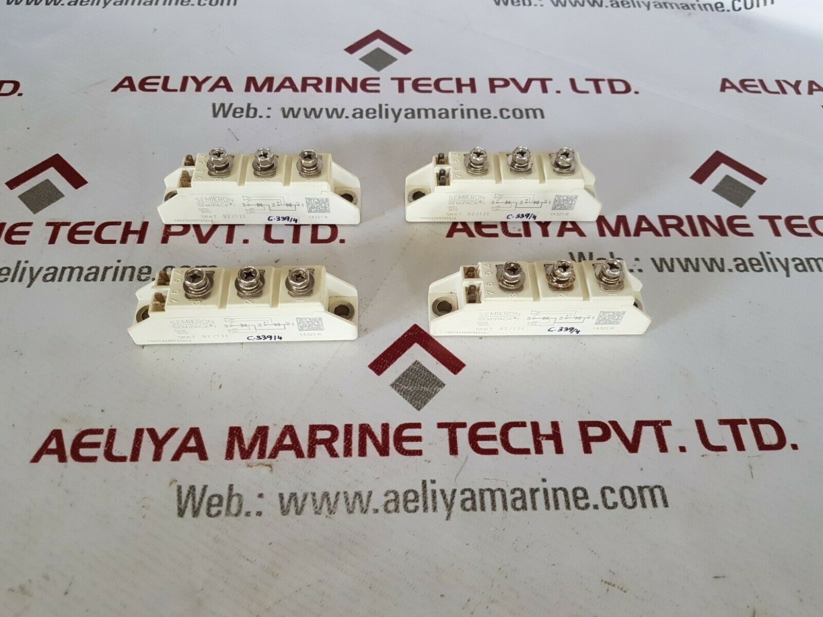 Skkt 162/12e M&oacute;dulo De Tiristores Semikron | Meses Sin Inter&eacute;s