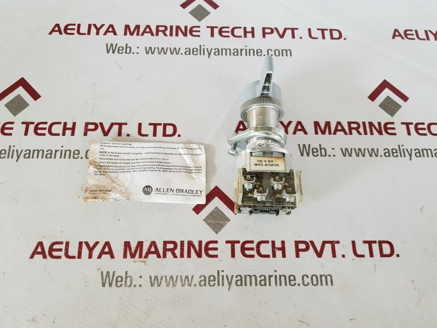 Allen-bradley 800h-jp141kb7aaxx ser c heavy duty selector switch