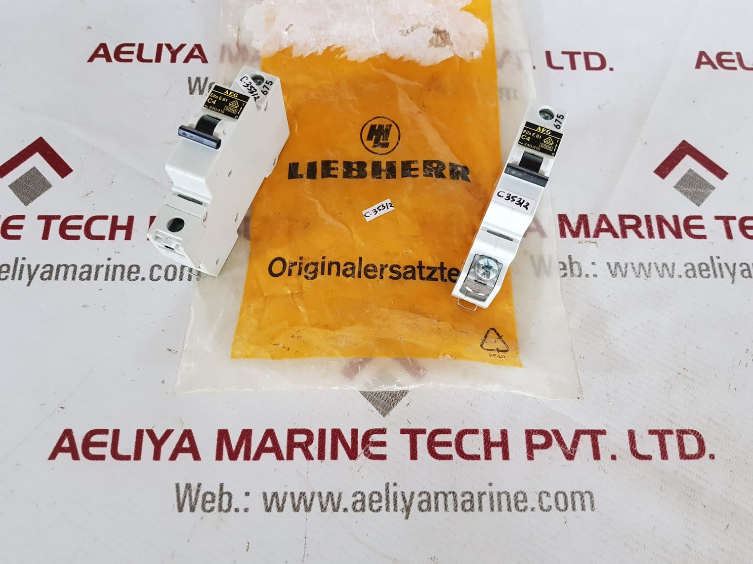 Aeg elfa e81 c4 circuit breaker 240/415 v