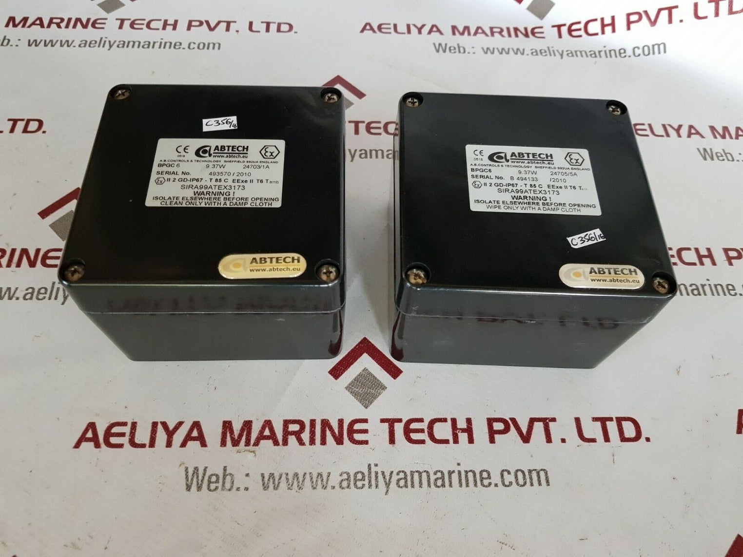 Abtech sira99atex3173 enclosure