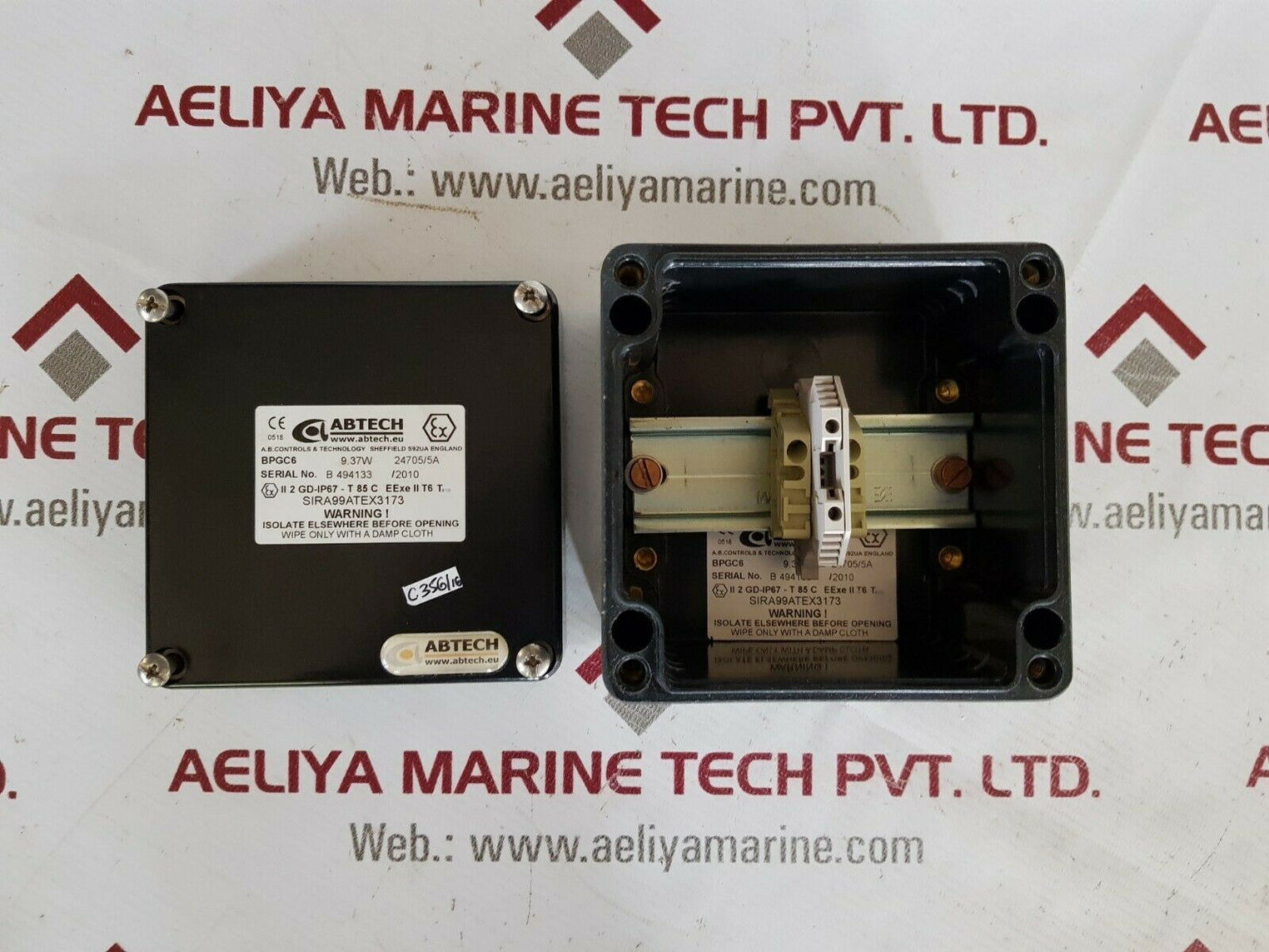 Abtech sira99atex3173 enclosure