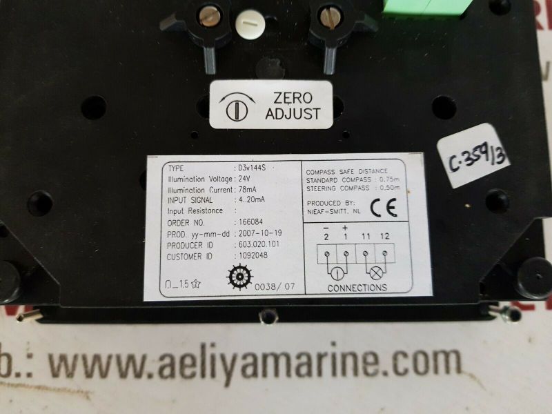 Nieaf d3v144s propeller pitch indicator