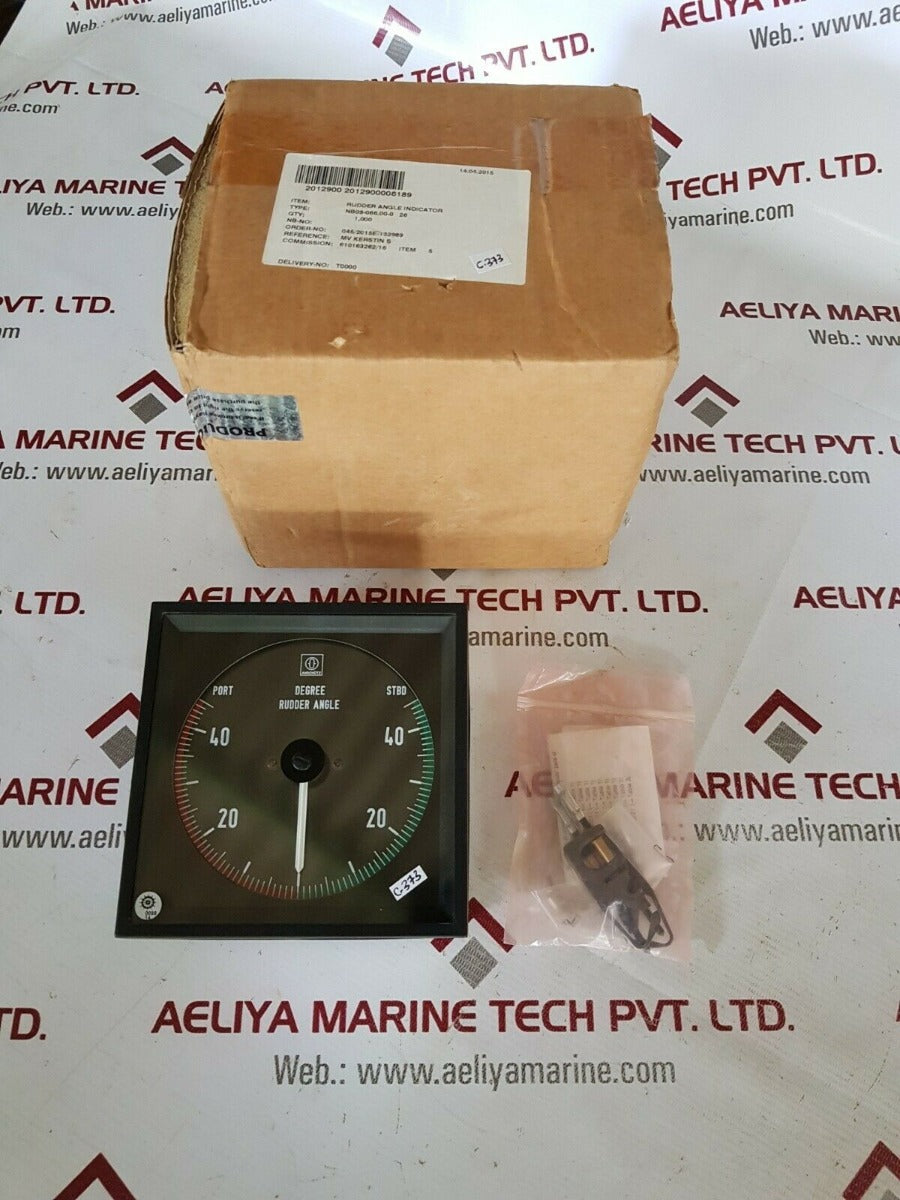 Raytheon anschutz nb09-066.00-026 rudder angle indicator lsp144