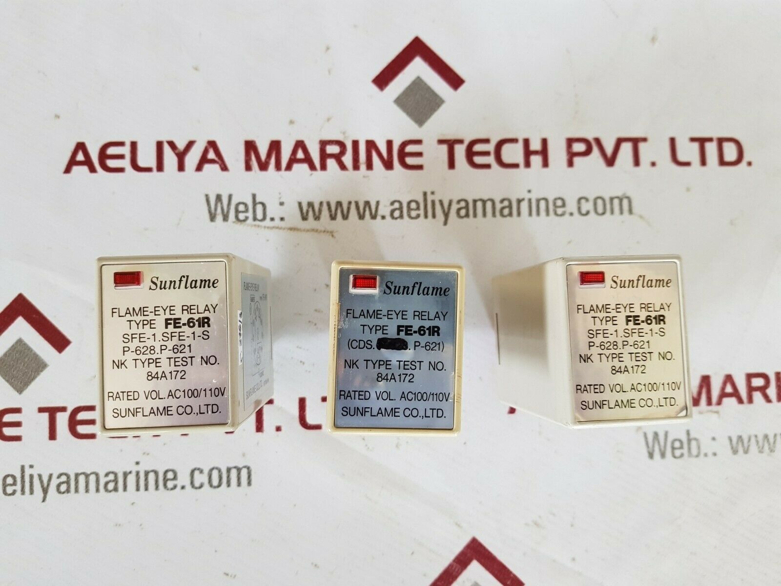 Sunflame fe-61r flame-eye relay p-628.p-621