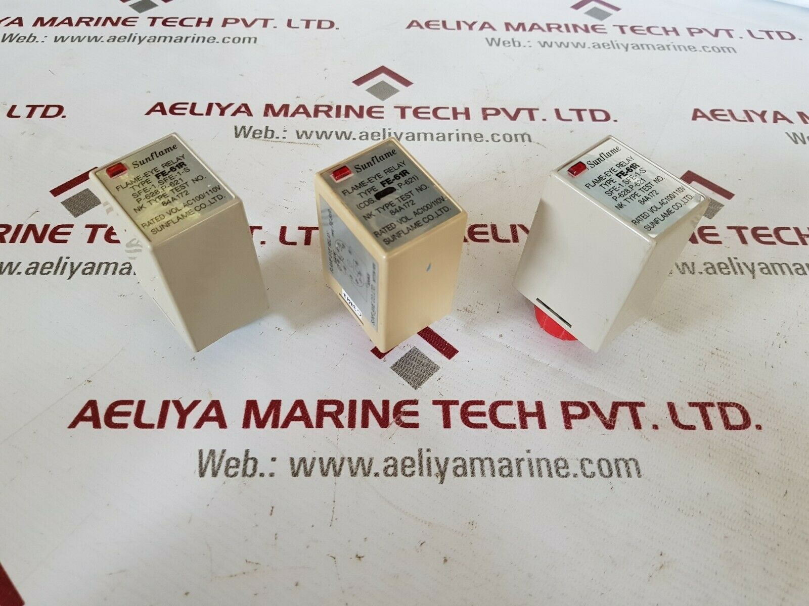 Sunflame fe-61r flame-eye relay p-628.p-621