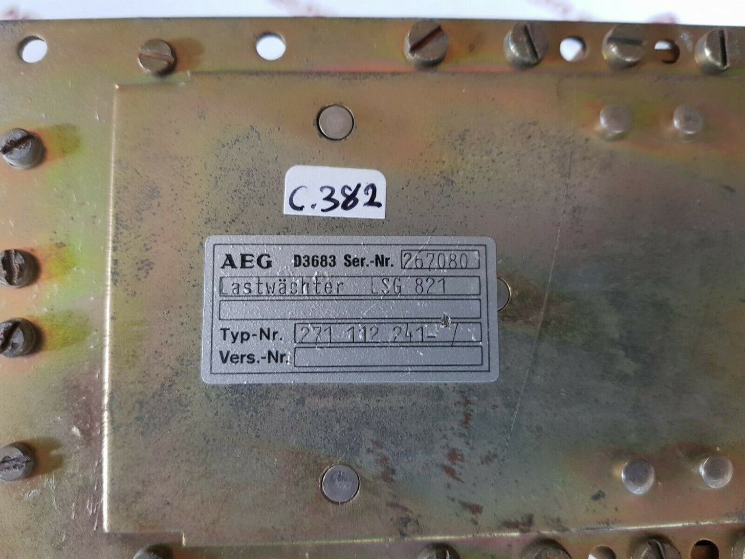 Aeg lsg821 lastwatchter 271 112 241