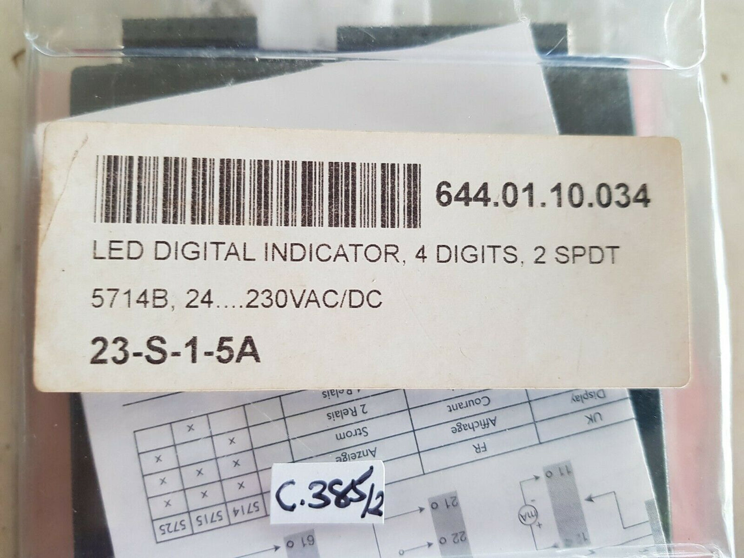 Pr electronics 5714b led indicator