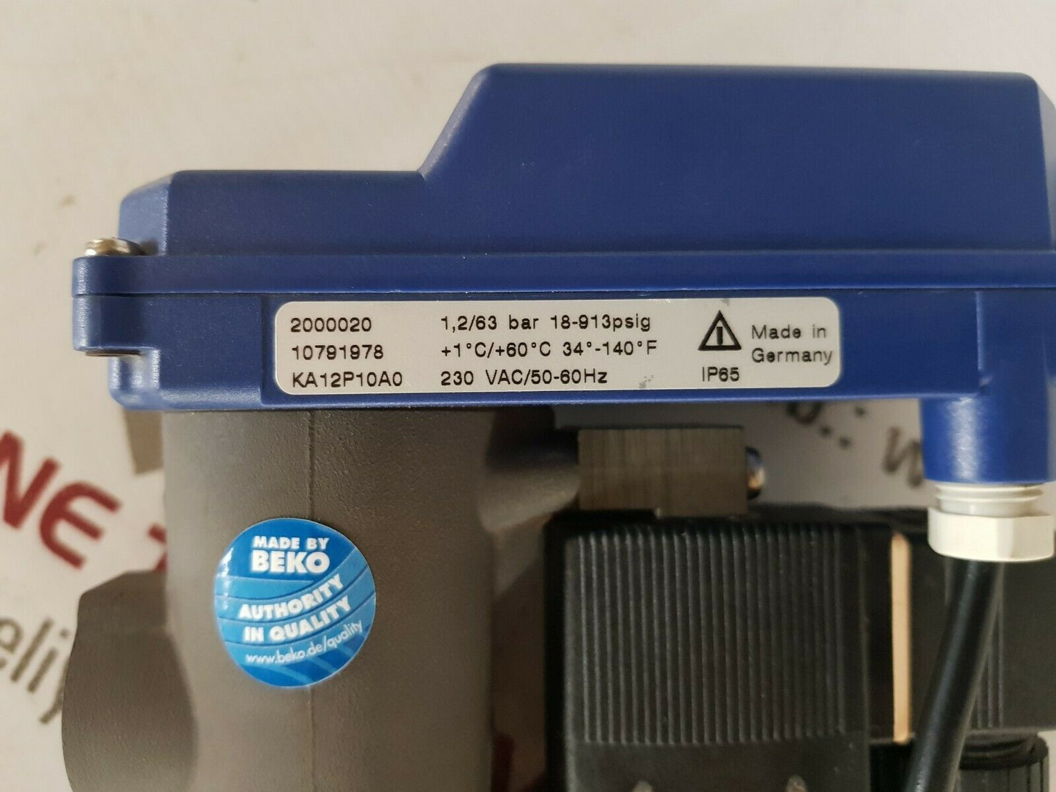 Beko technologies bekomate control unit ka12p10a0