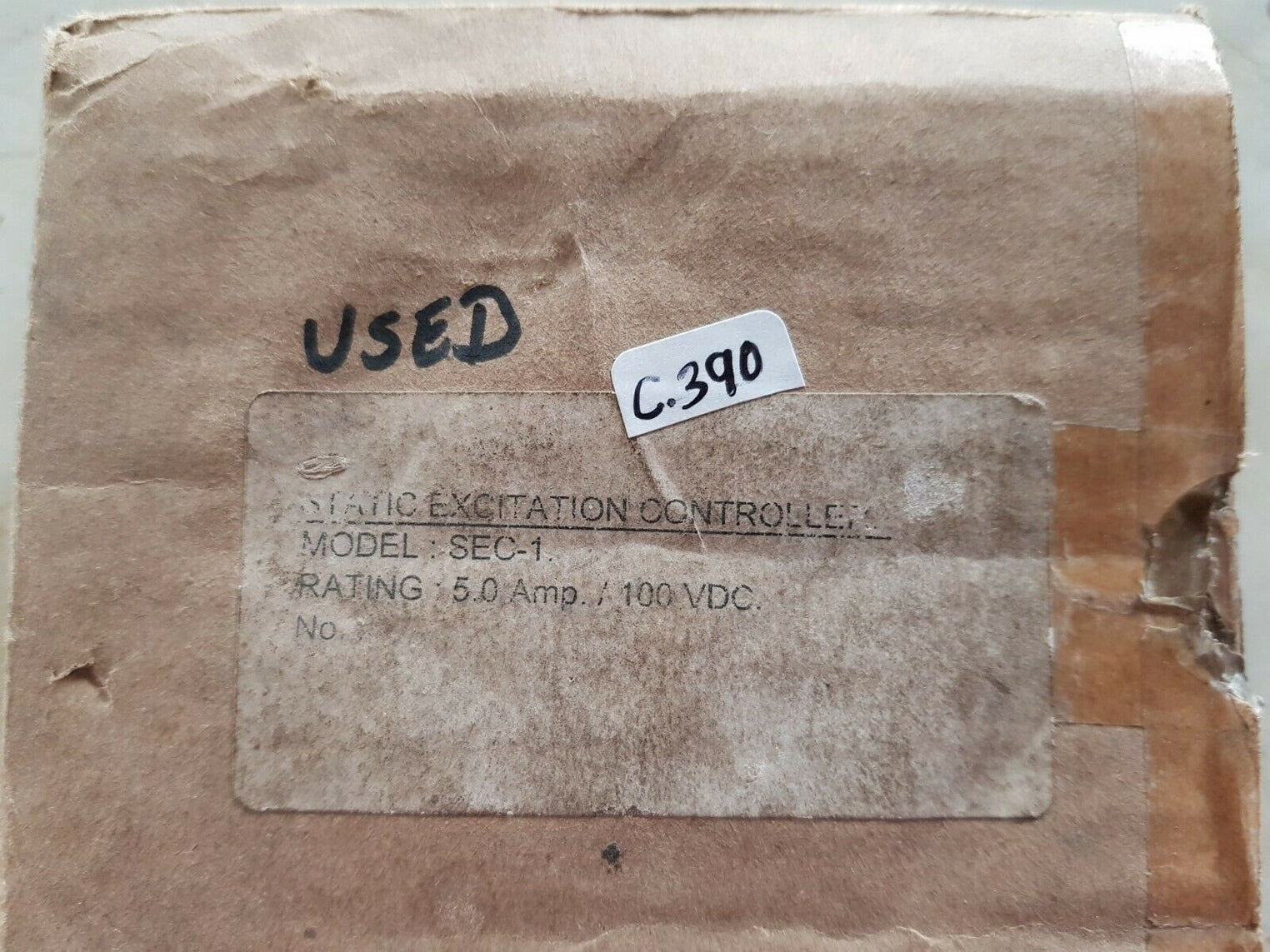 Static excitation controller sec-1