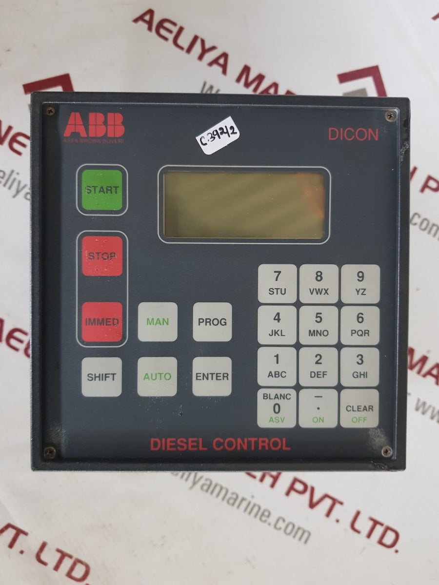 abb dicon cma 112 diesel control display panel 3d de3 000 13