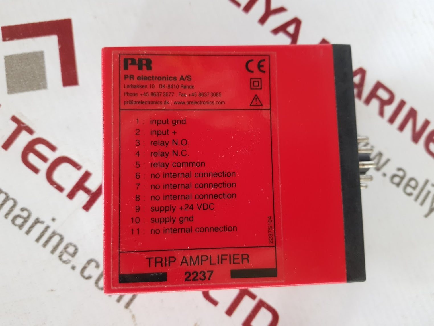 pr electronics 2237 trip amplifier 24v